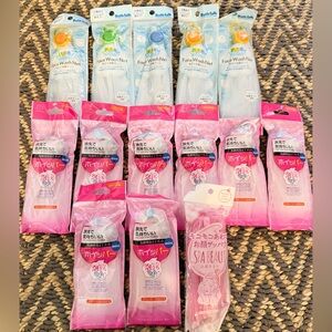 Lot of 14 Japanese Face Wash Foam Nets – BathTalk / Kokubo / Spa Beaut – New